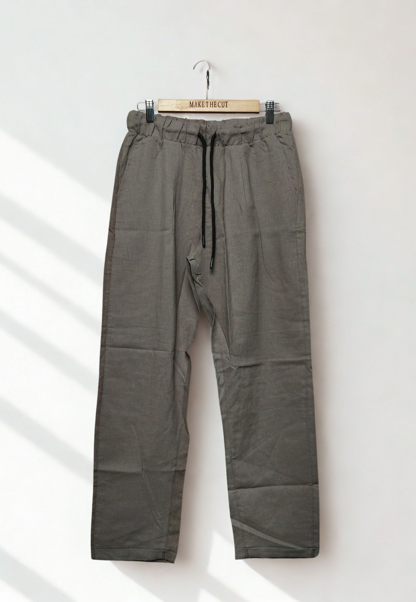 Casual Linen Trouser-Grey