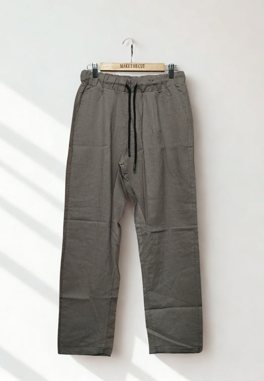 Casual Linen Trouser-Grey